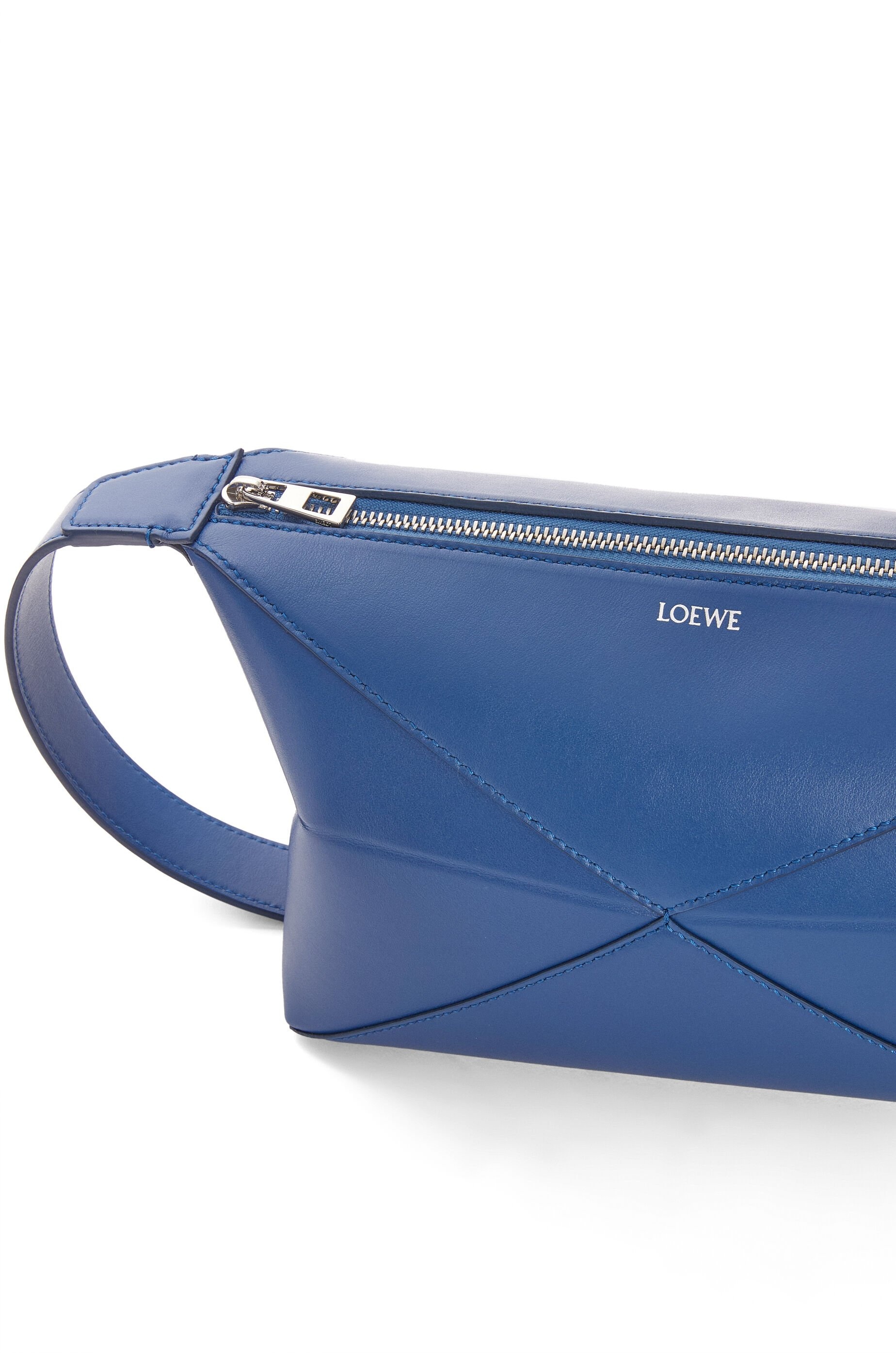 Puzzle Fold wash bag in shiny calfskin - 6