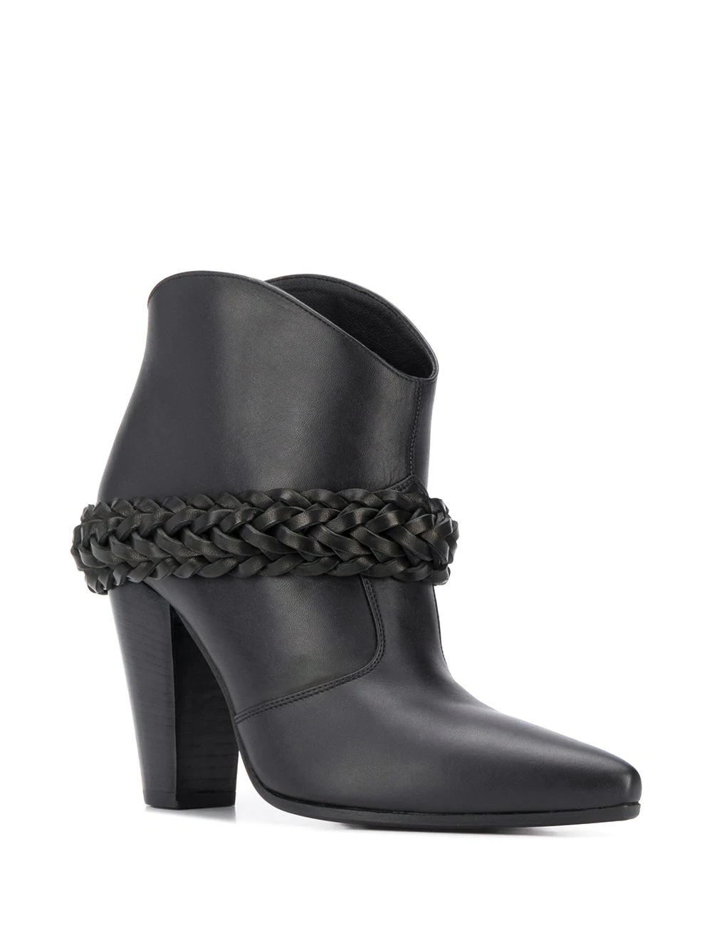 110mm braid-detail boots - 2