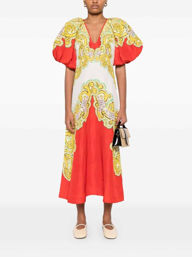 ALÉMAIS Sierra midi dress outlook