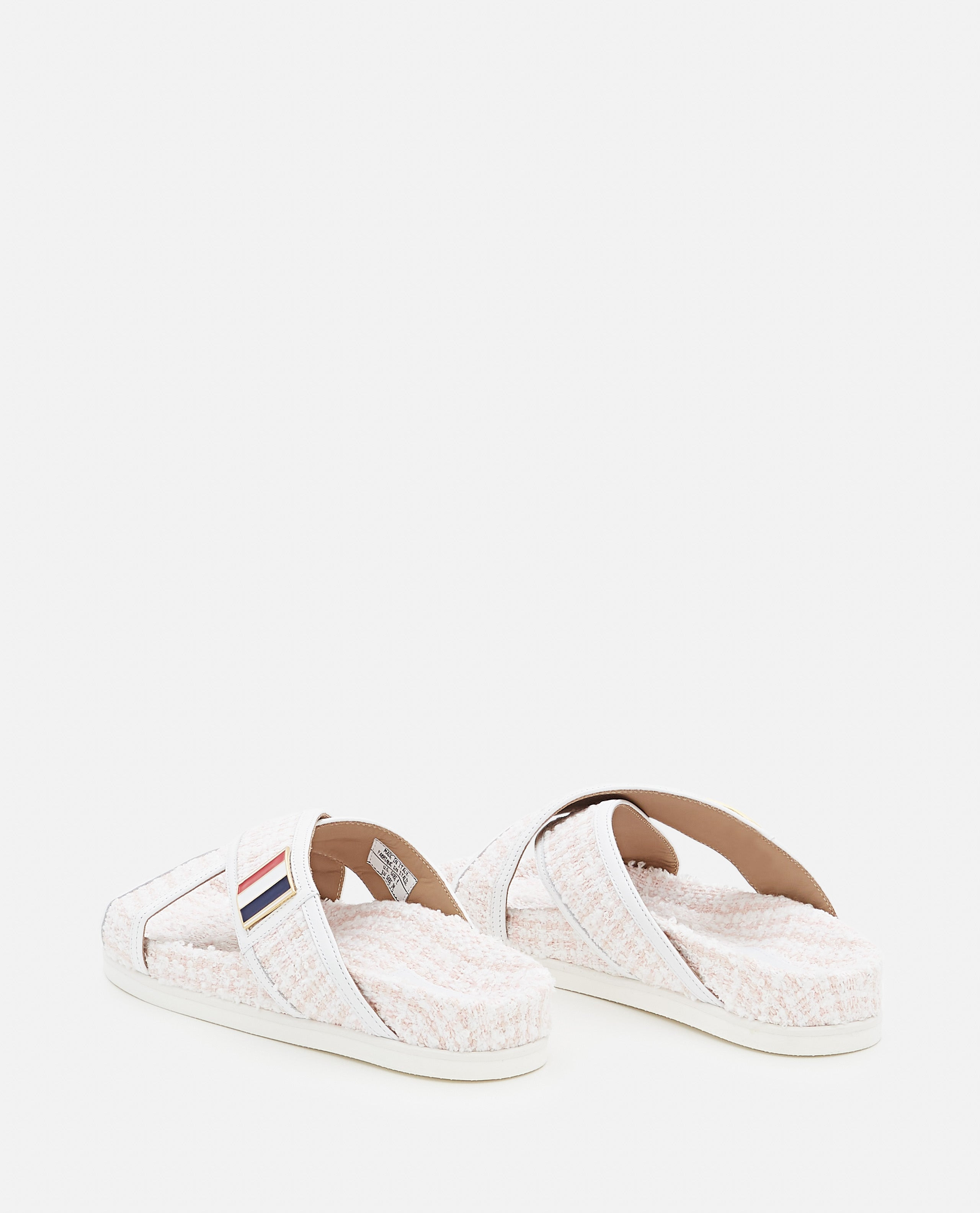 Thom Browne Women Criss Cross Tweed Sandals - 3