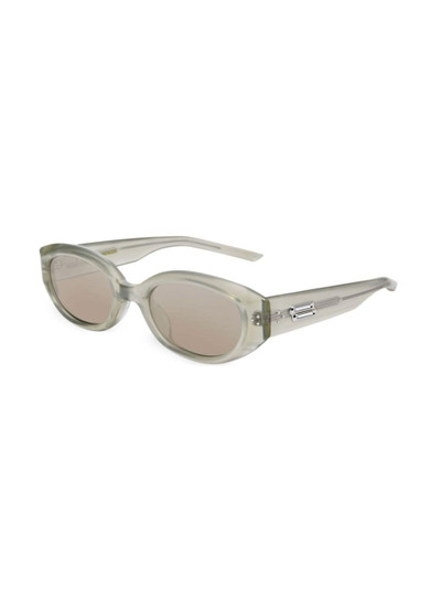 GENTLE MONSTER Void GC10 oval-frame sunglasses outlook