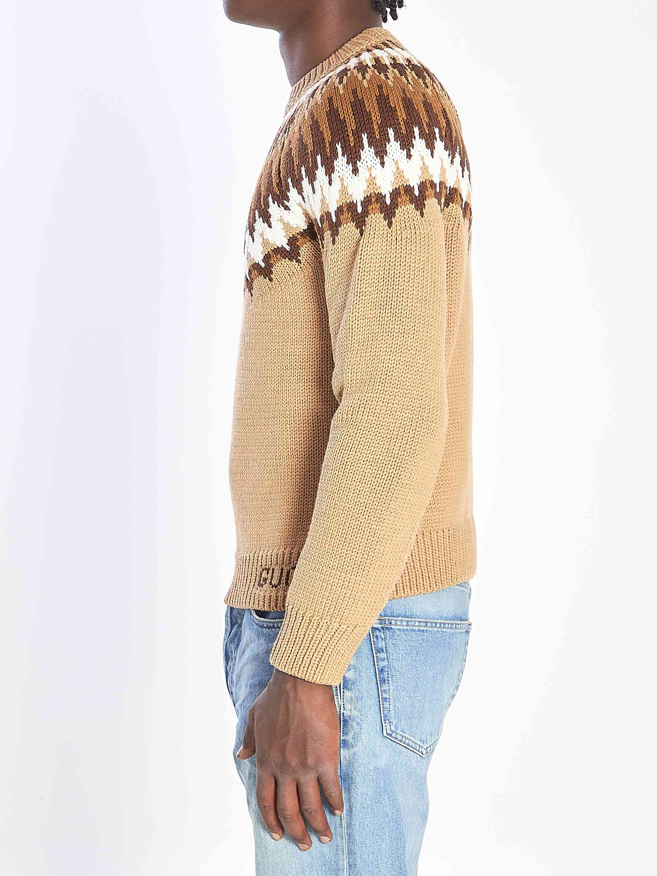 Gucci Men Chunky Wool Knit Sweater - 3