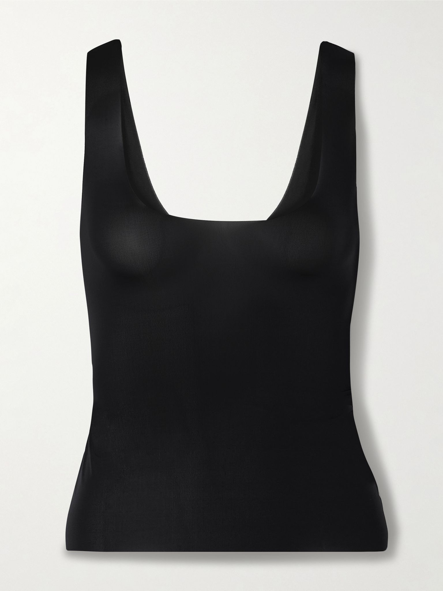 Milky Sheer Tank - Obsidian Black - 1