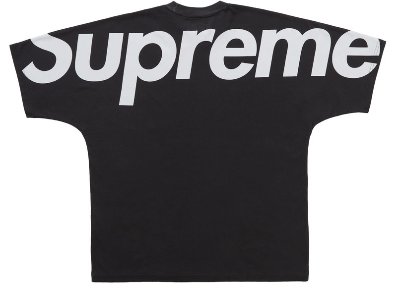 Supreme Supreme Split S/S Top (FW23) Black outlook