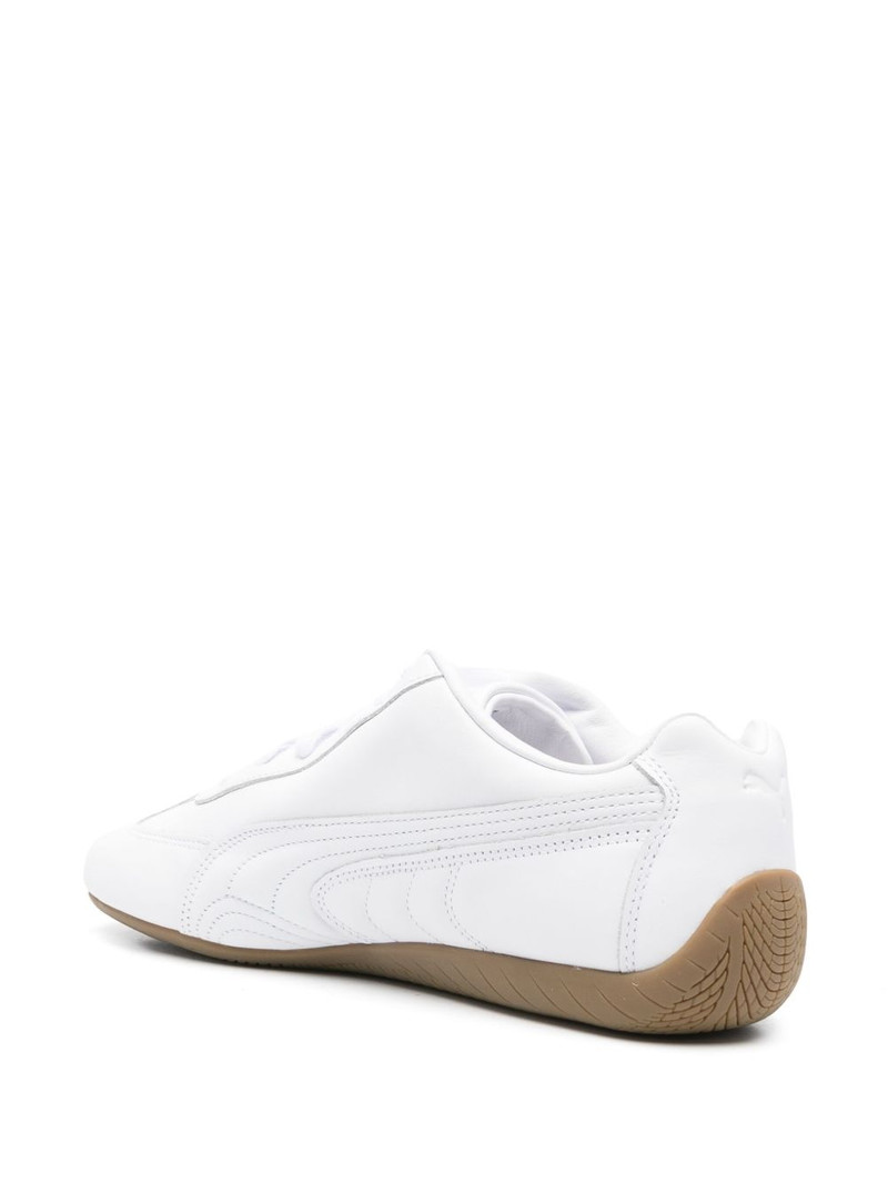 leather low-top sneakers 3