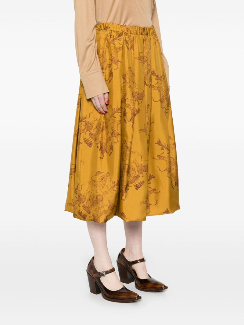 graphic-print midi skirt 3