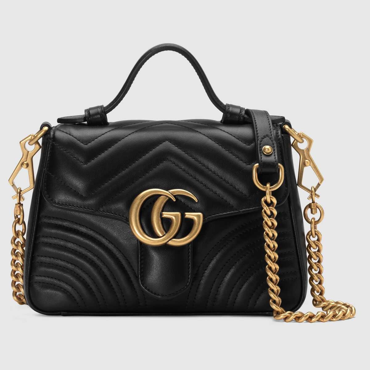 GG Marmont mini top handle bag - 1