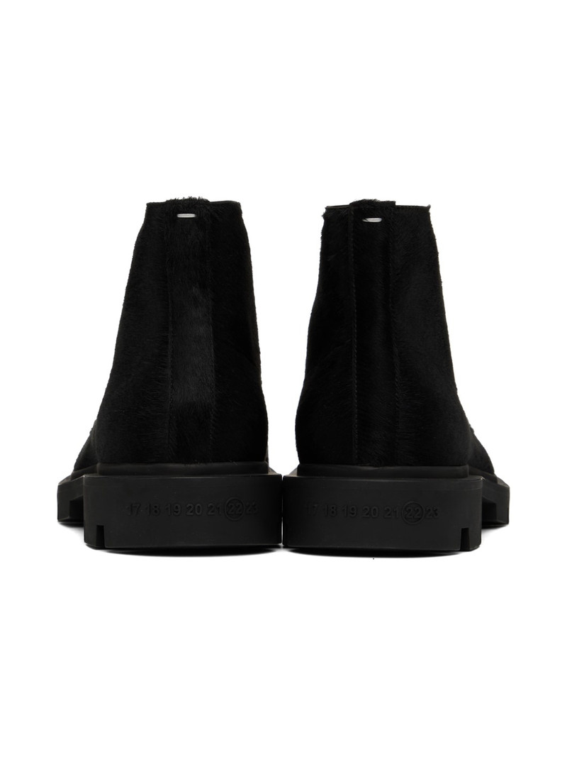 Black Pony Hair Boots 2