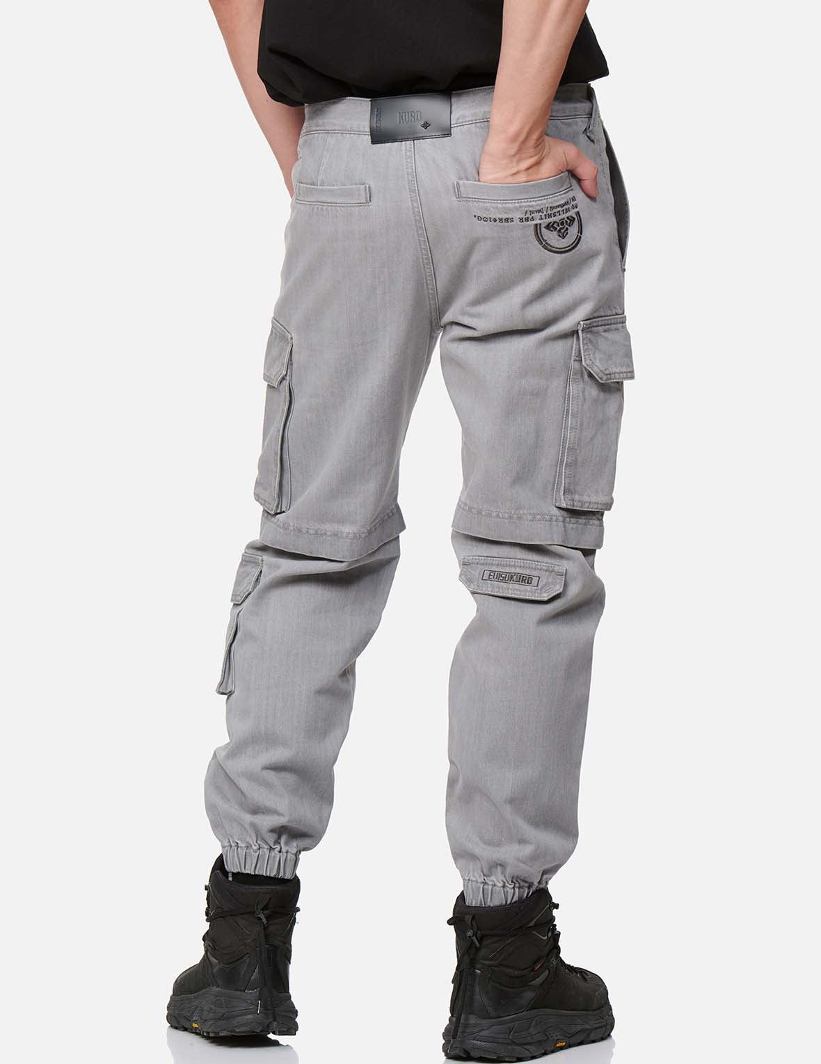 Cargo Denim Jogger Pants - 3