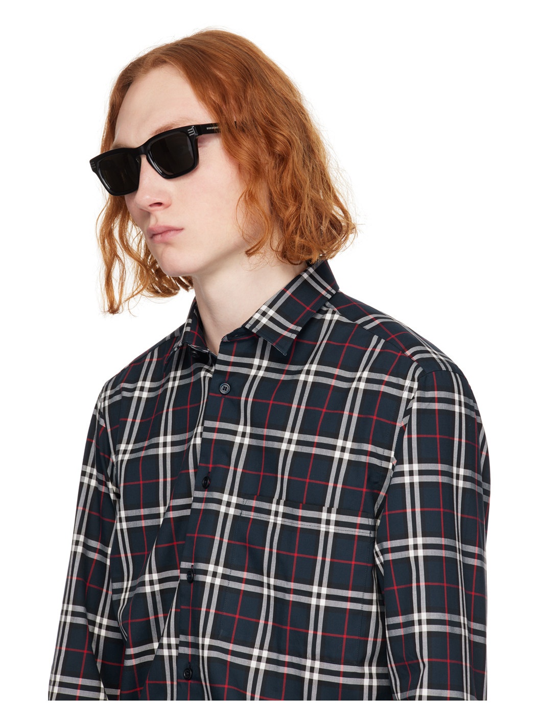 Black Square Sunglasses - 4