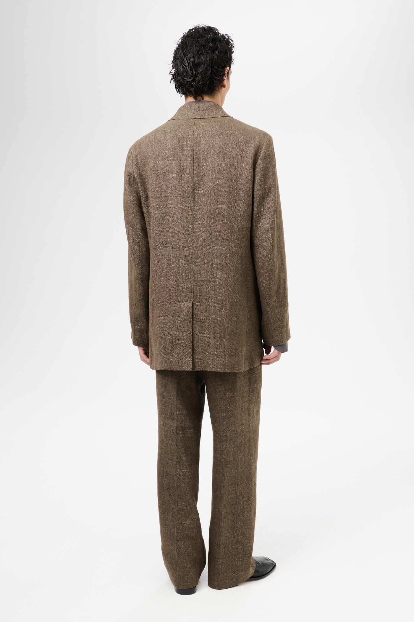 Sharp DB Blazer Tobacco Delave Linen - 6