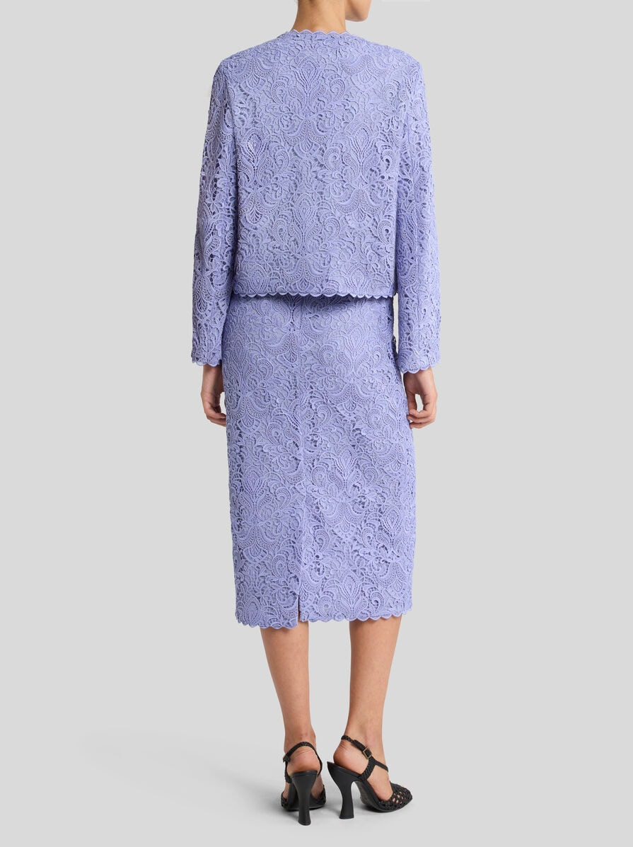 FLORAL MACRAMÉ JACKET - 4