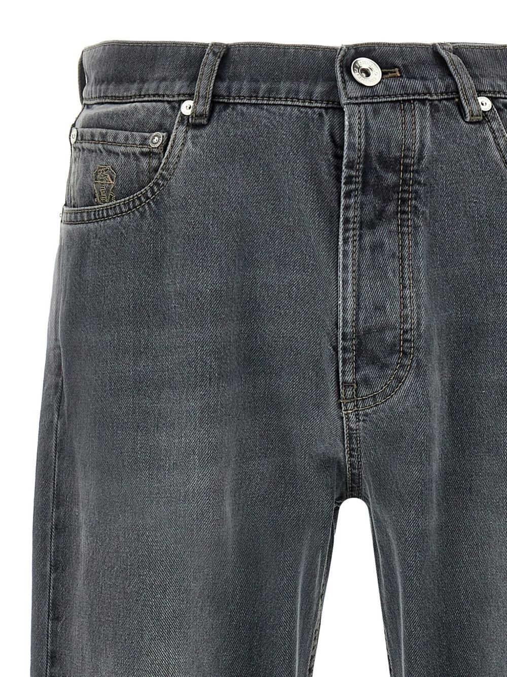 garment-dyed jeans - 3