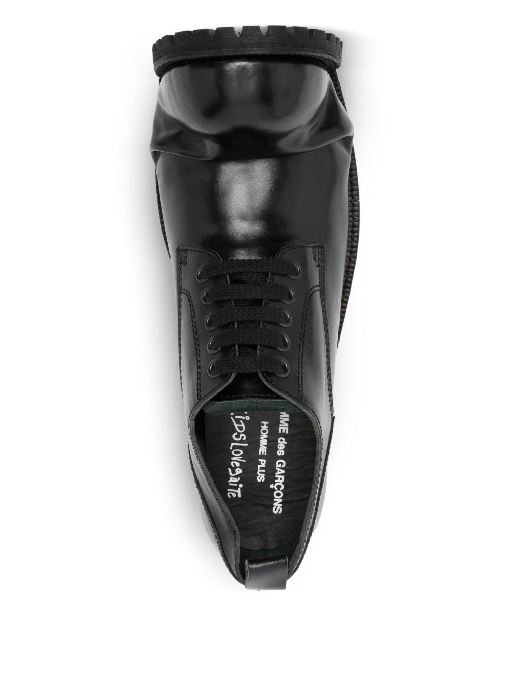 ASYMMETRIC LACE-UP SHOES - 4