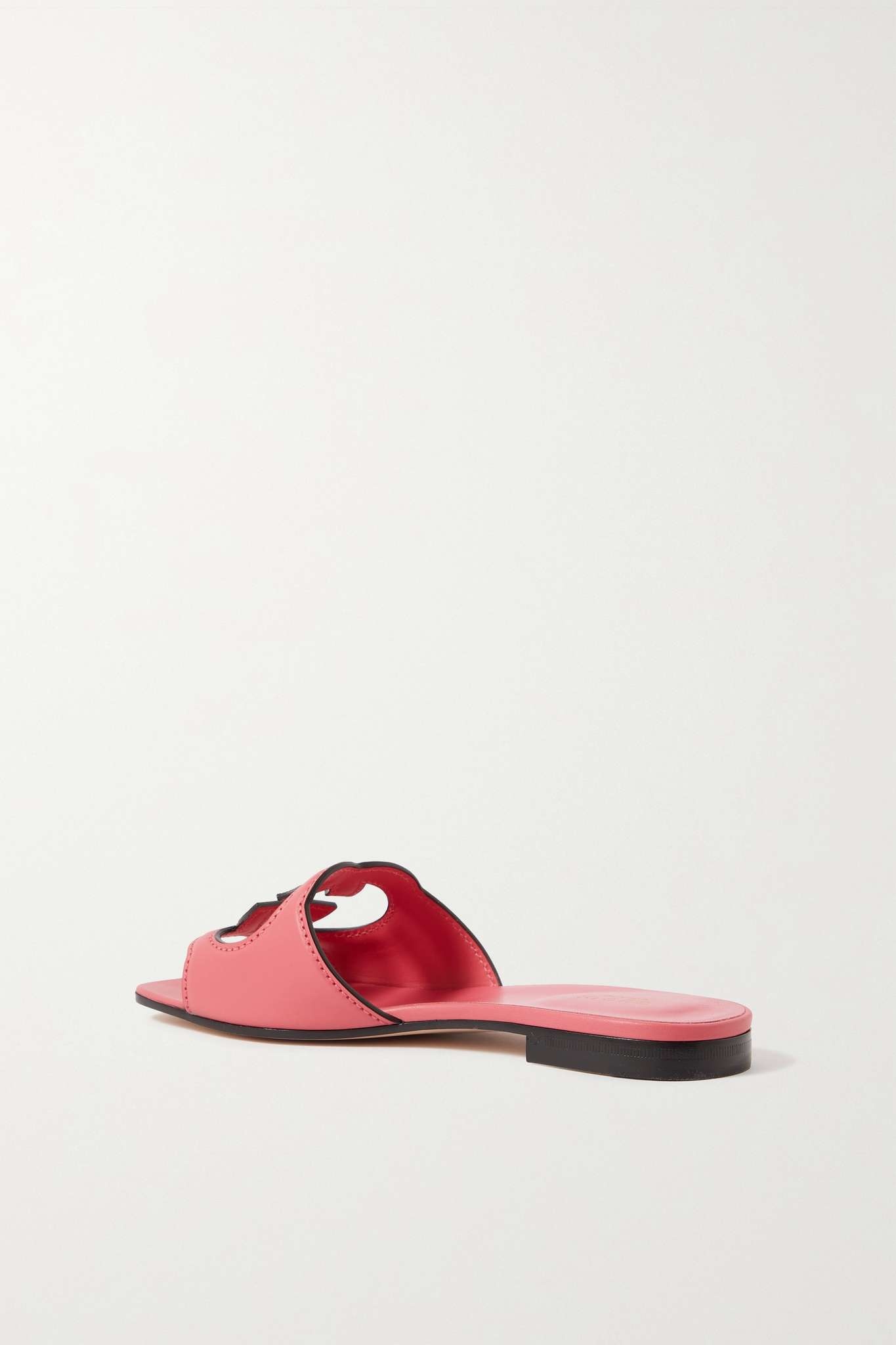 Cutout leather slides - 3