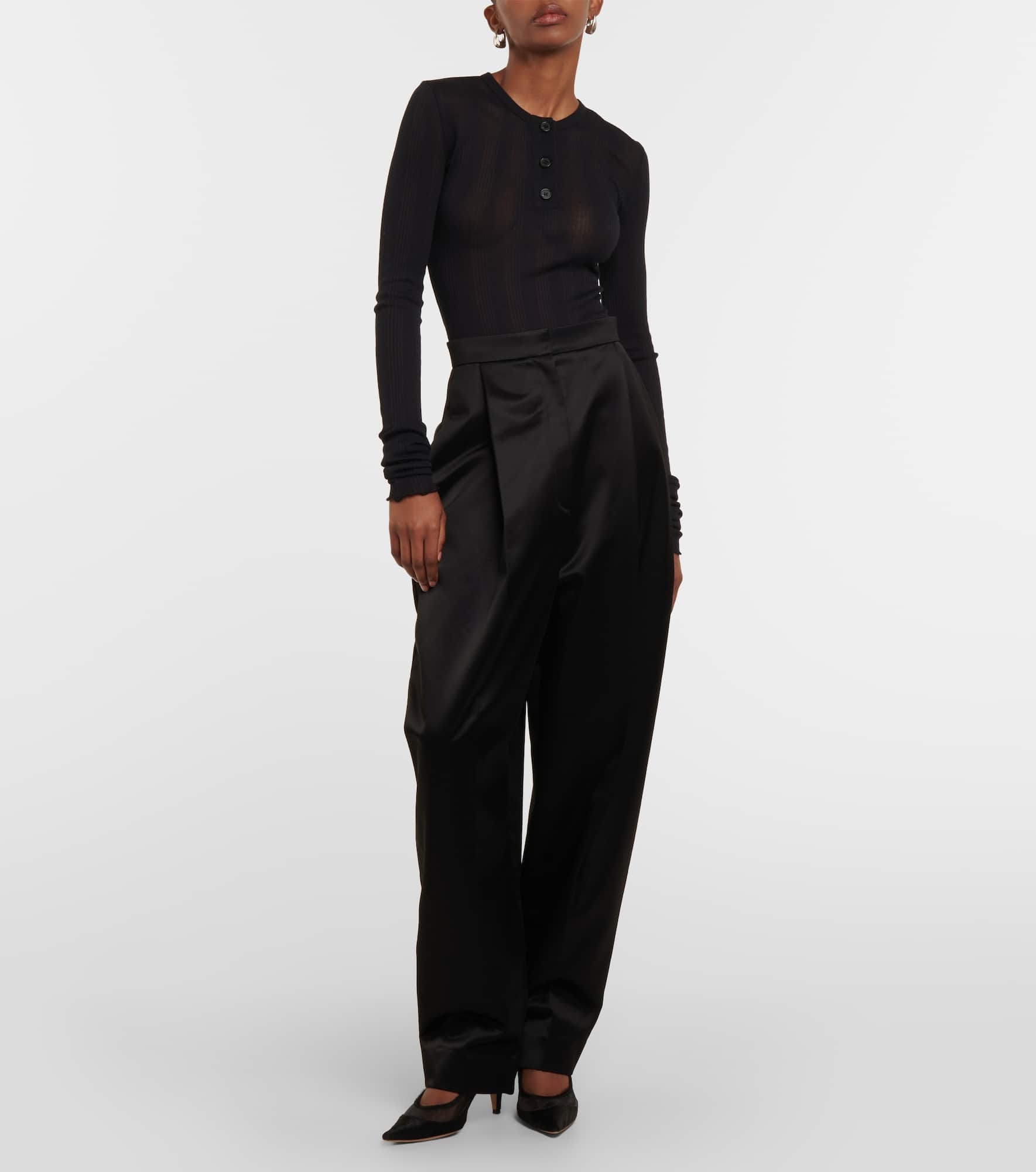 Janelle cotton-blend jersey bodysuit - 2