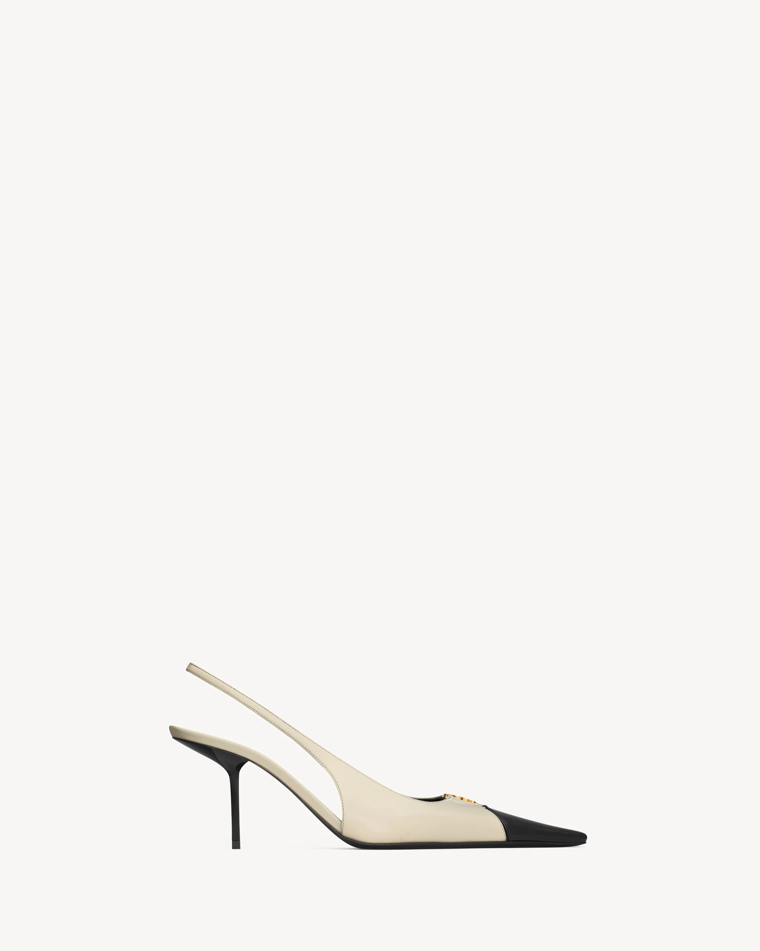 BABYLONE BRETEUIL SLINGBACK PUMPS IN SMOOTH LEATHER - 1