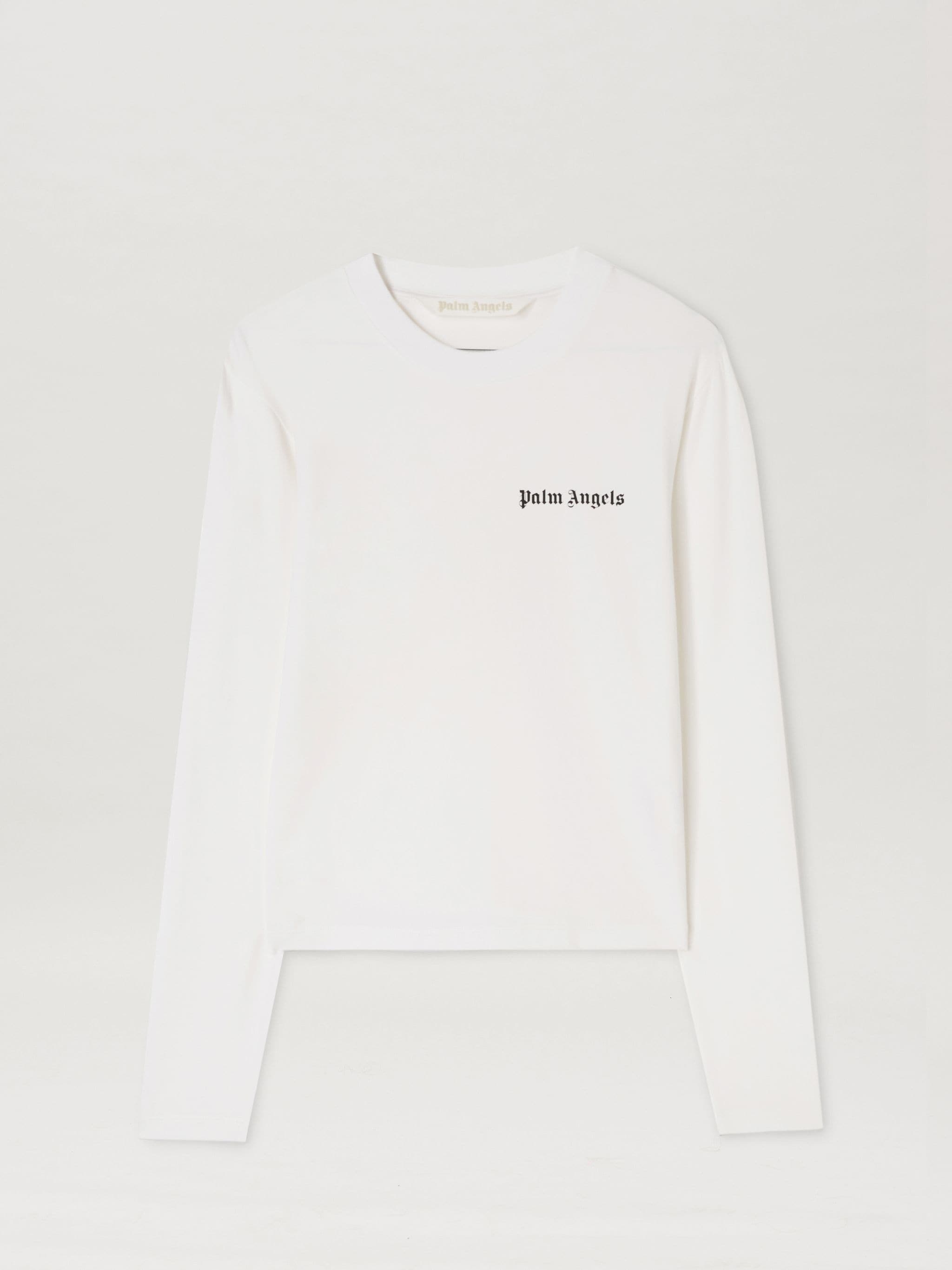【PALPAL】 PALPAL LOGO L/S TEE White Palm Angels Classic Logo Fitted T-shirt | REVERSIBLE