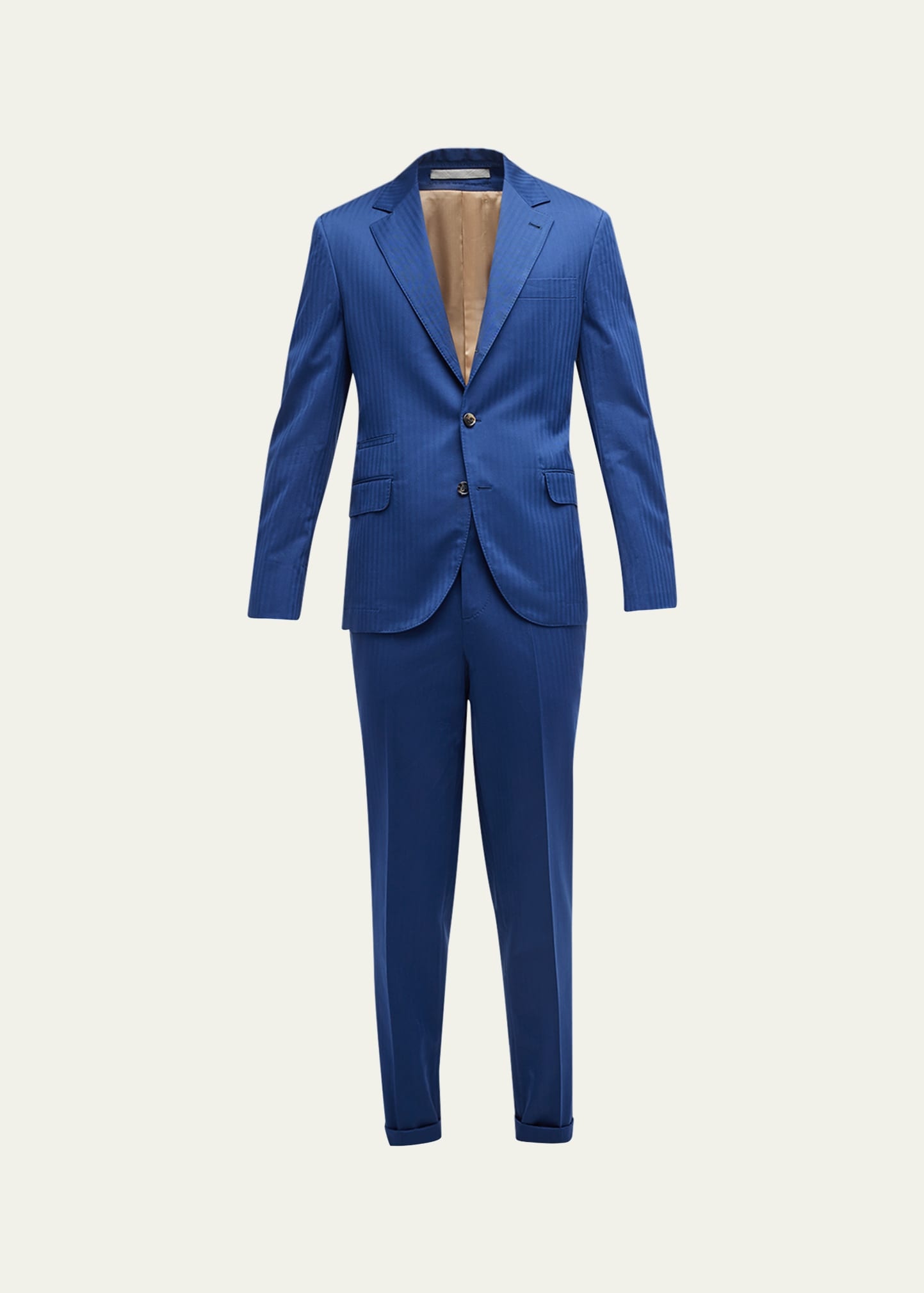 Men’s Cotton Chevron Solaro 2-Piece Suit - 2