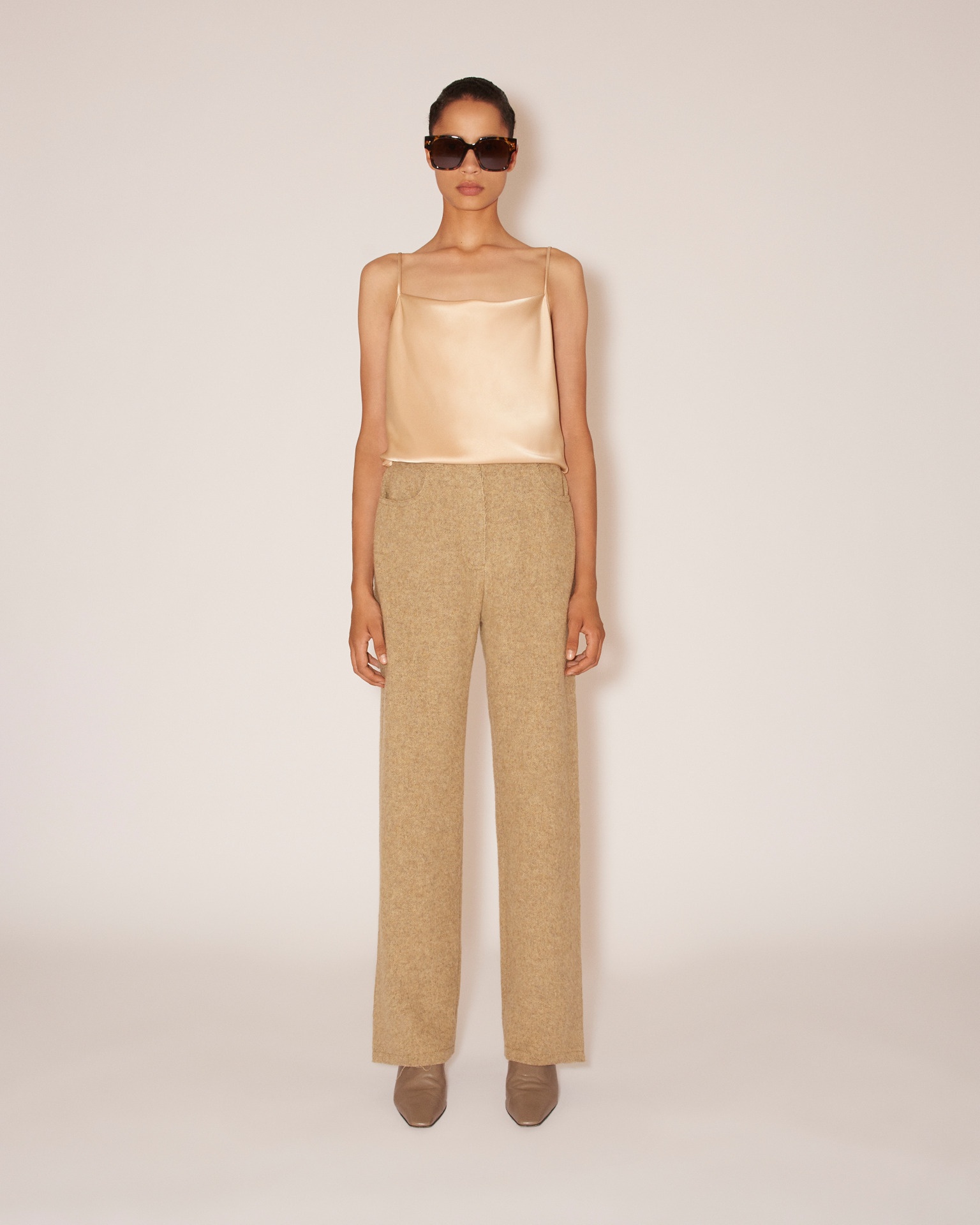 SHAE - Oversized D-frame sunglasses - Tortoiseshell - 4