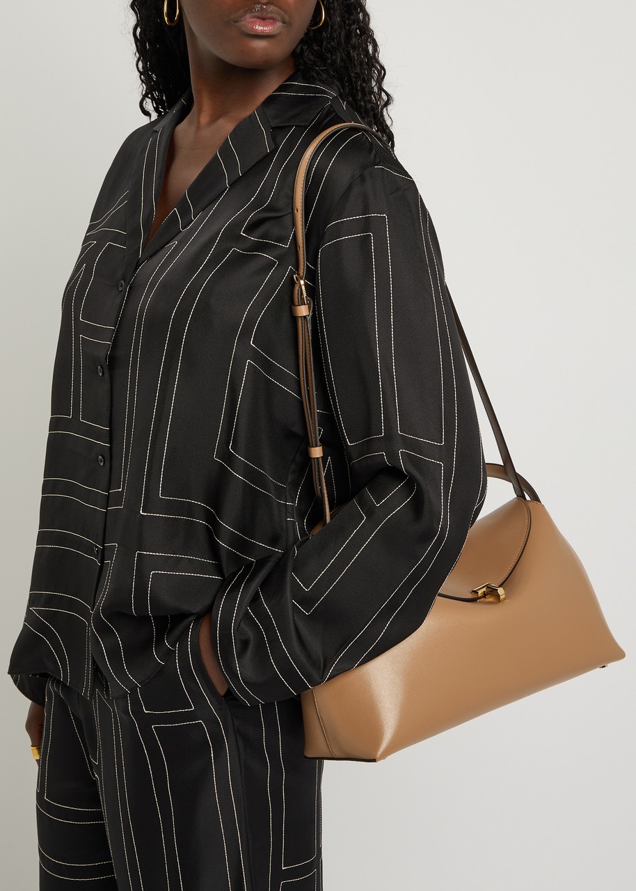 Toteme T-lock Leather top Handle bag - 6