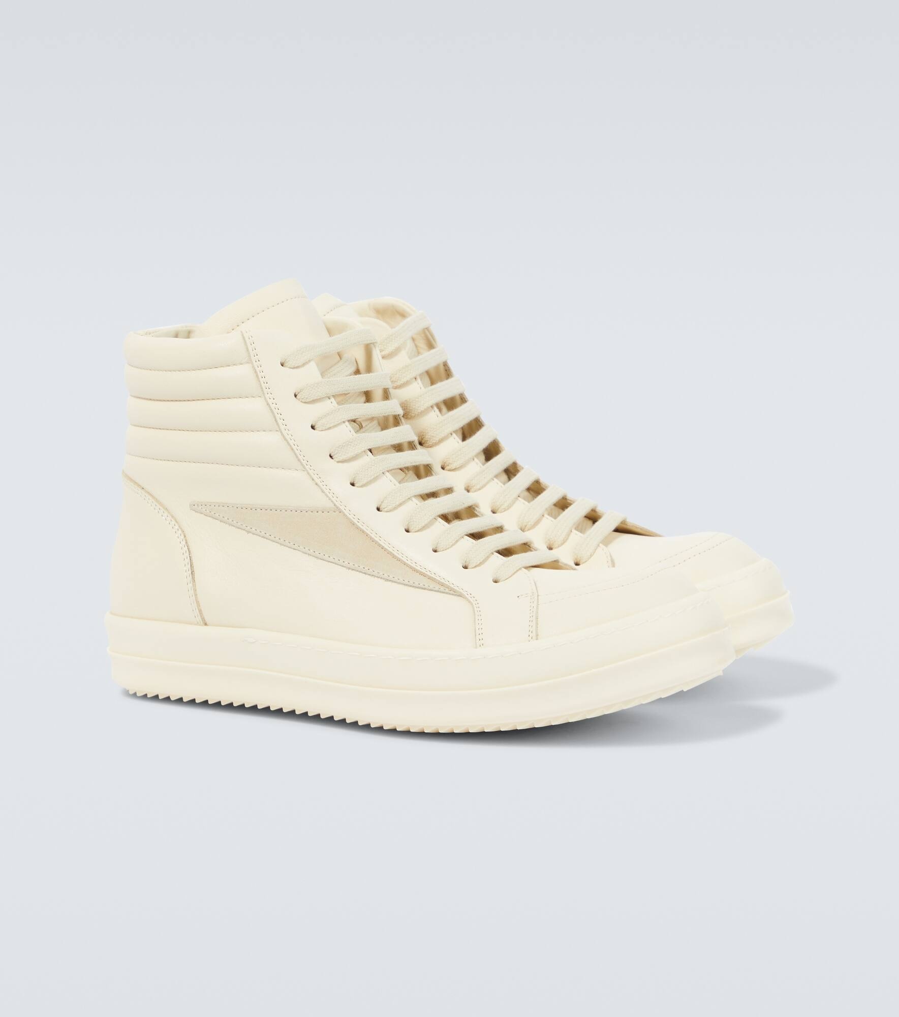 Hi Vintage leather high-top sneakers - 5