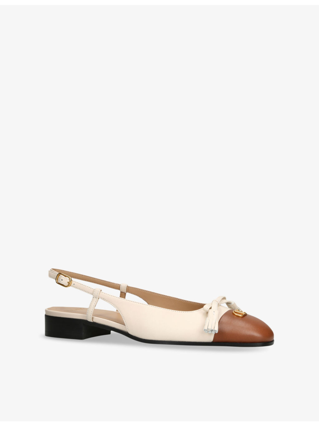 Valet du Roi 25 Slingback Leather Ballerina Flats - 3