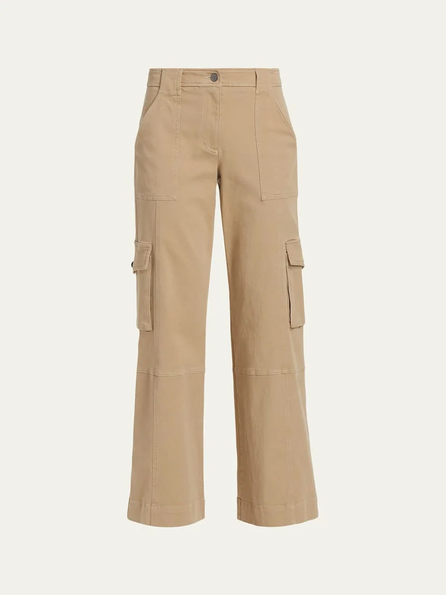 Coop Cotton Twill Topstitched Cargo Pants - 1
