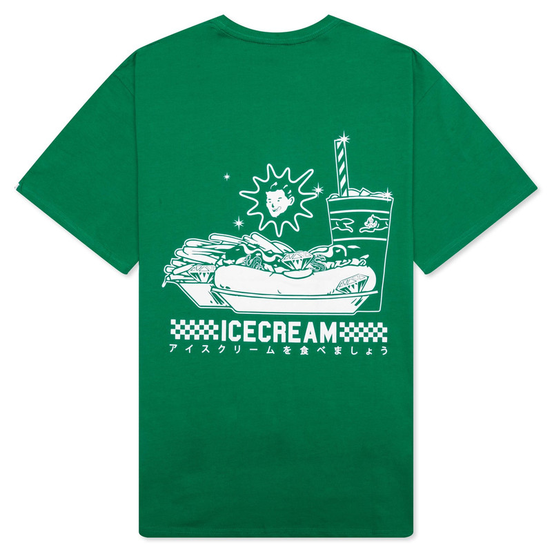 ICECREAM IC DINER FOOD S/S TEE - JOLLY GREEN outlook