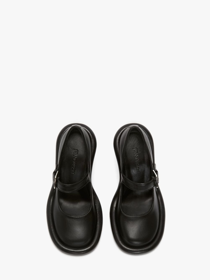 BUMPER-TUBE LEATHER MARYJANE HEELS 4