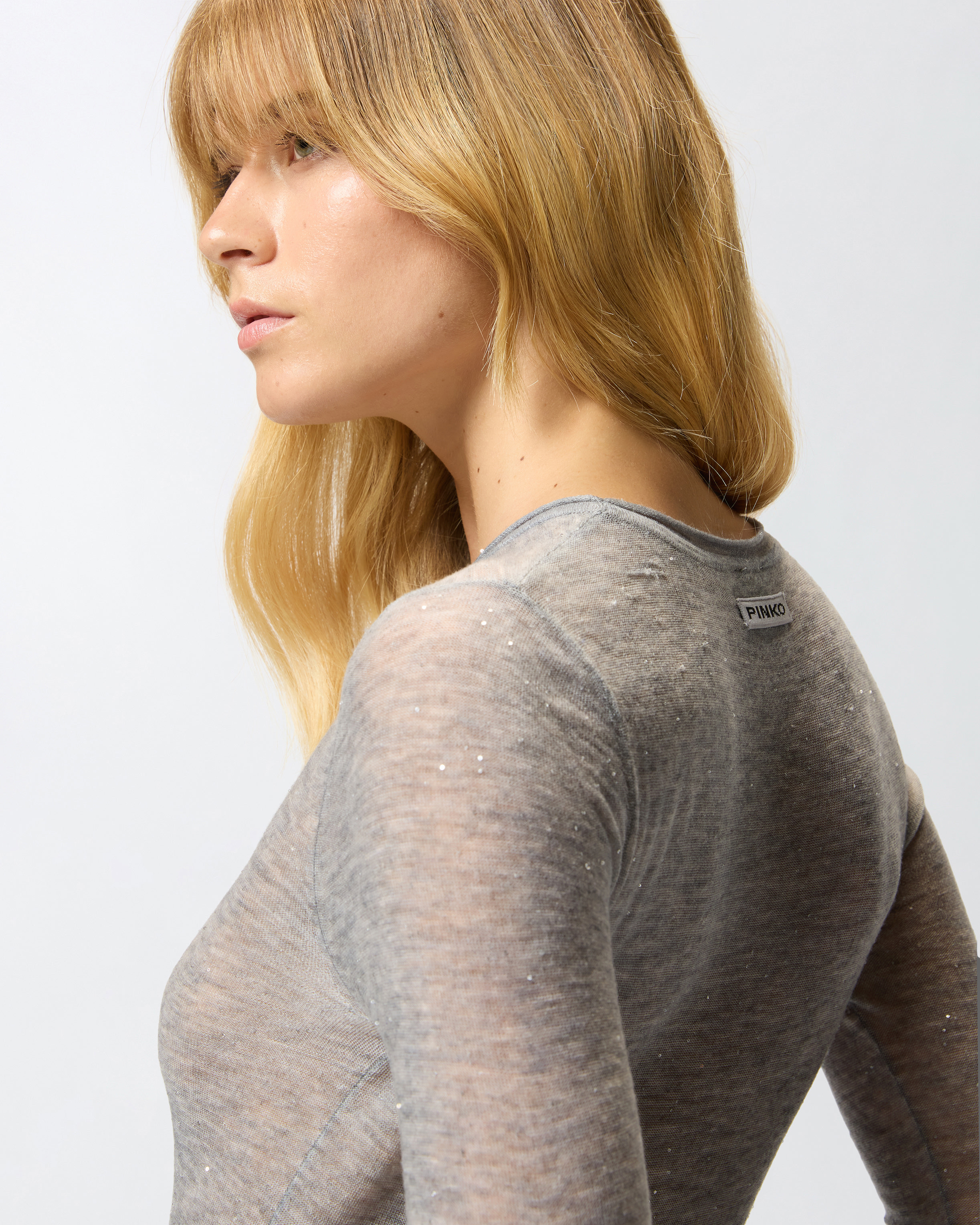 CREW-NECK SWEATER WITH SEQUINS - 5