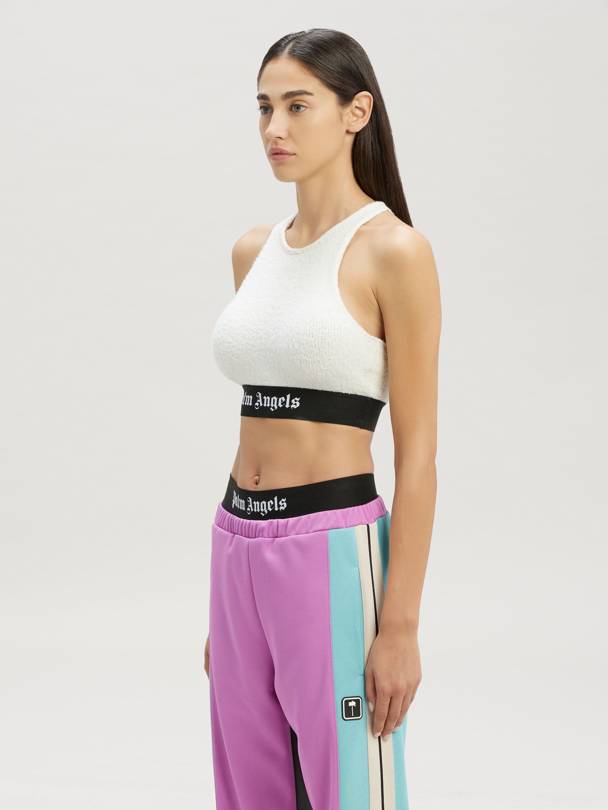 Bouclè Knit Logo Top - 4