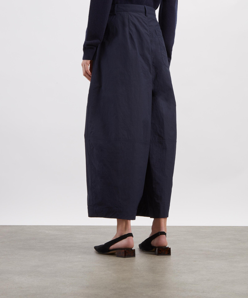 Navy Deadbeat Wide-Leg Trousers 4