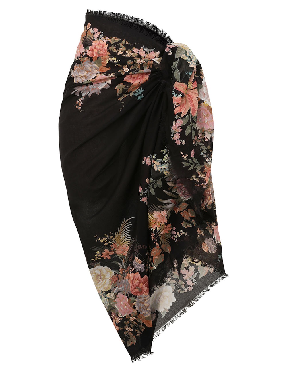 PRINTED COTTON PAREO - 1