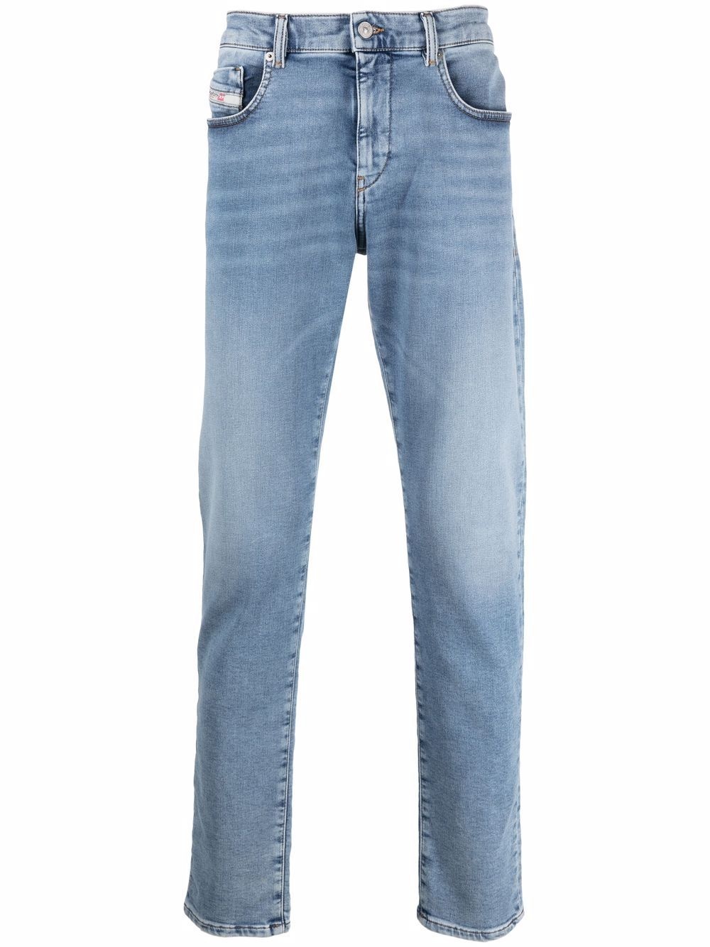 slim-cut denim jeans - 1