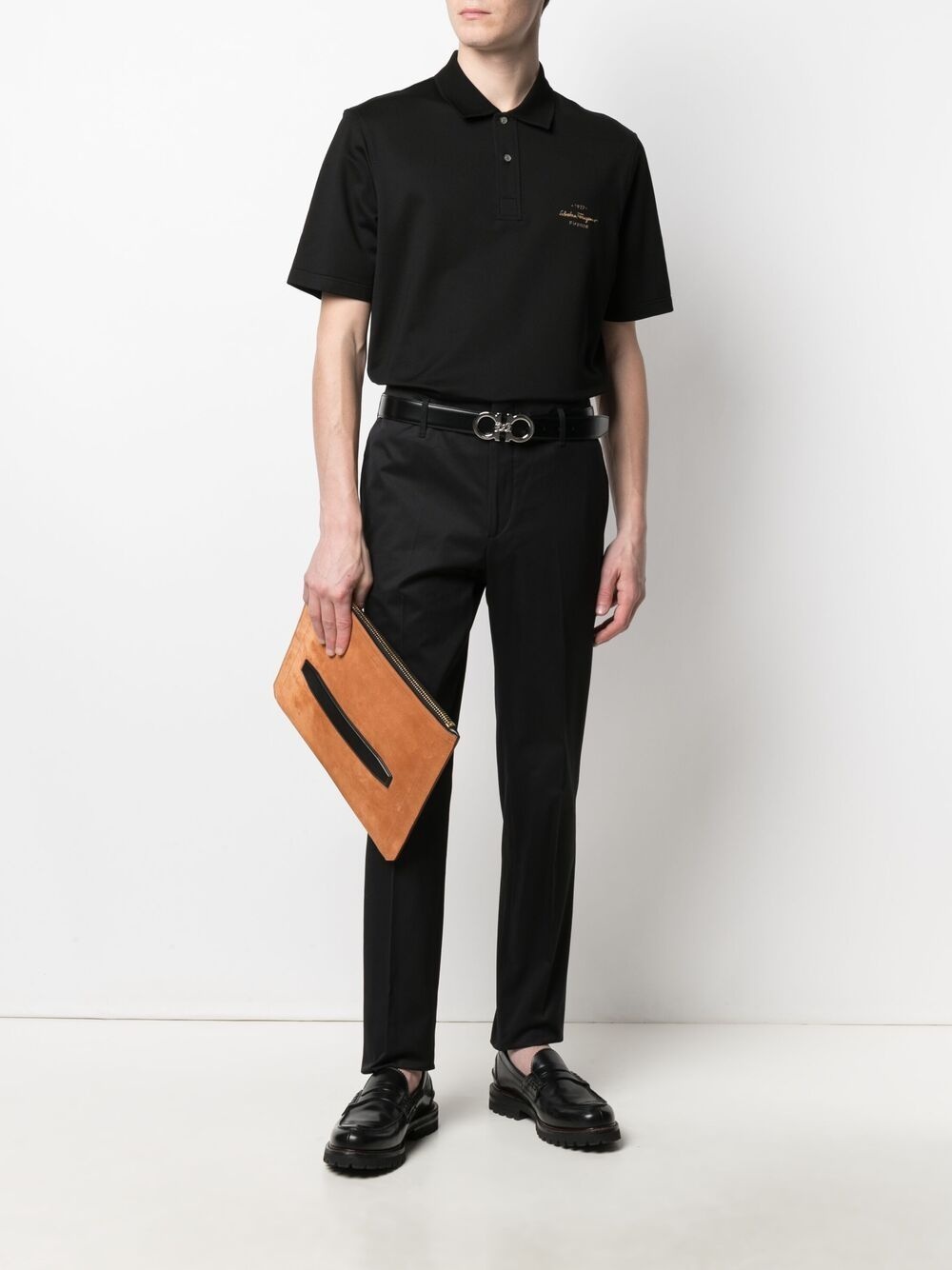 slim-fit tailored trousers - 2