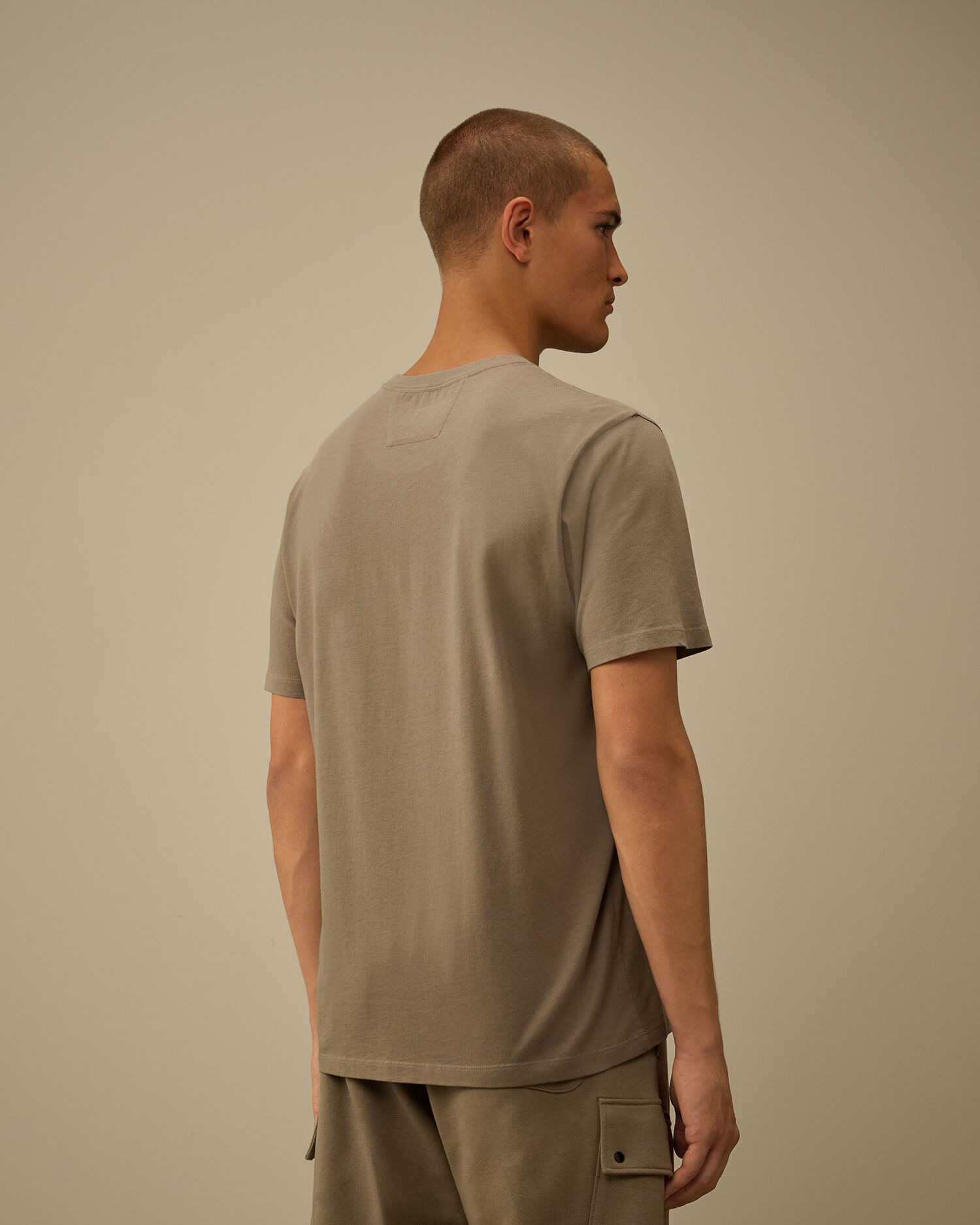 30/1 Jersey Short Sleeve Logo Patch T-Shirt - 4