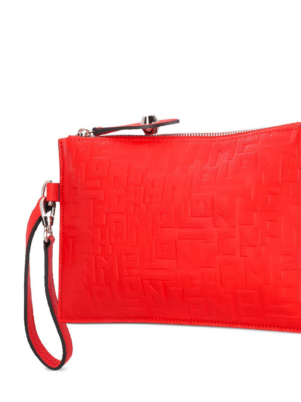 leather wristlet clutch bag - 3
