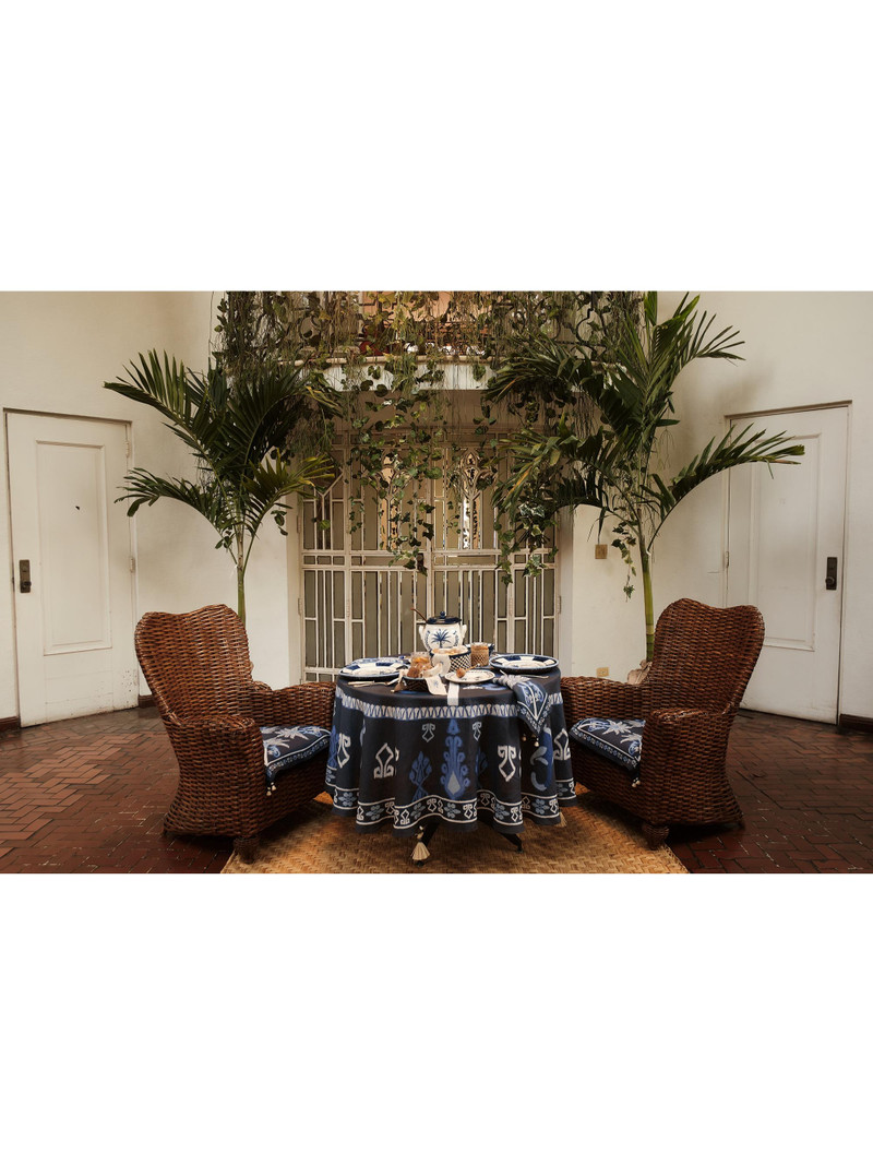 Entre Rios Amazonico Napkin - Navy Blue 4