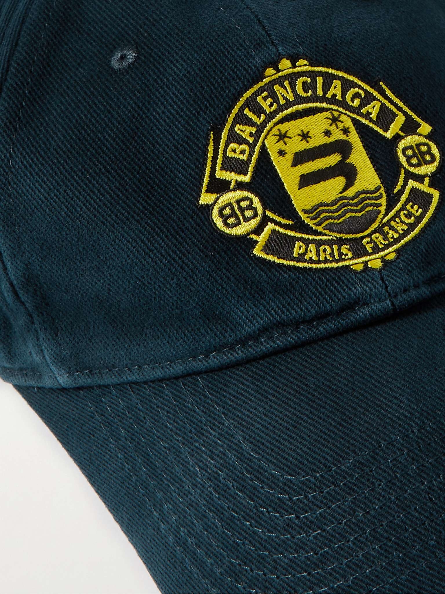 Logo-Embroidered Cotton-Drill Baseball Cap - 3