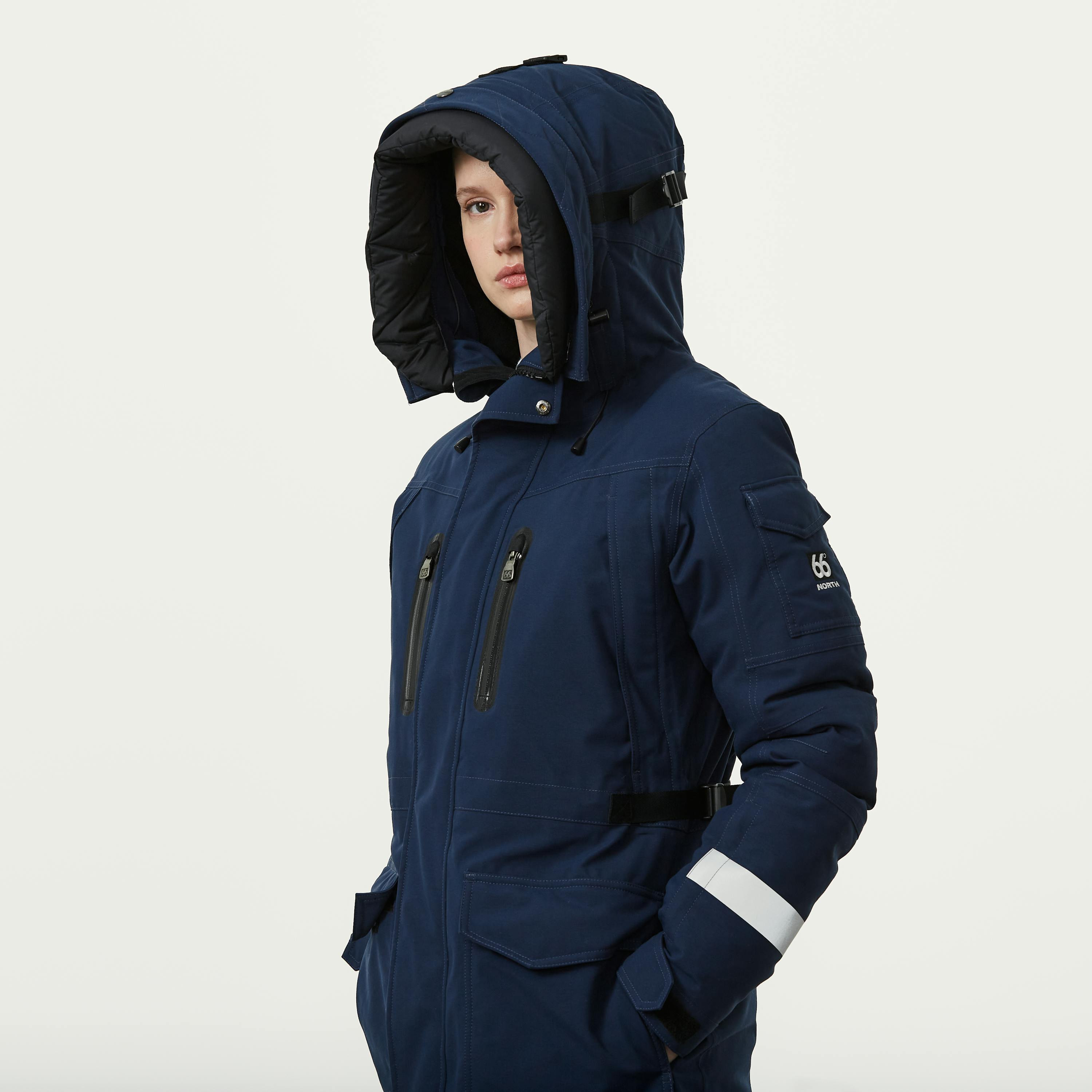 Jökla Arctic professional down parka with hood trim - 7