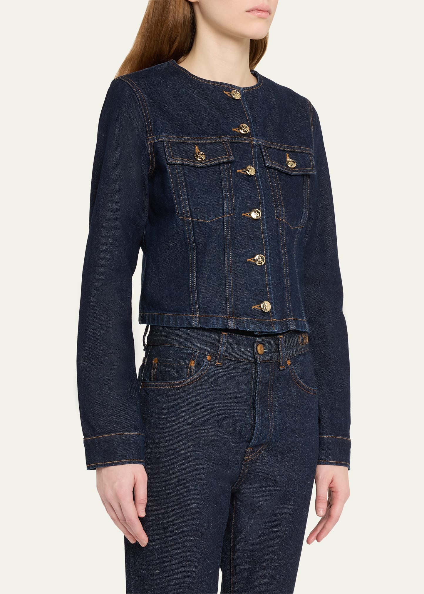 The Sabine Tailored Denim Jacket - 4