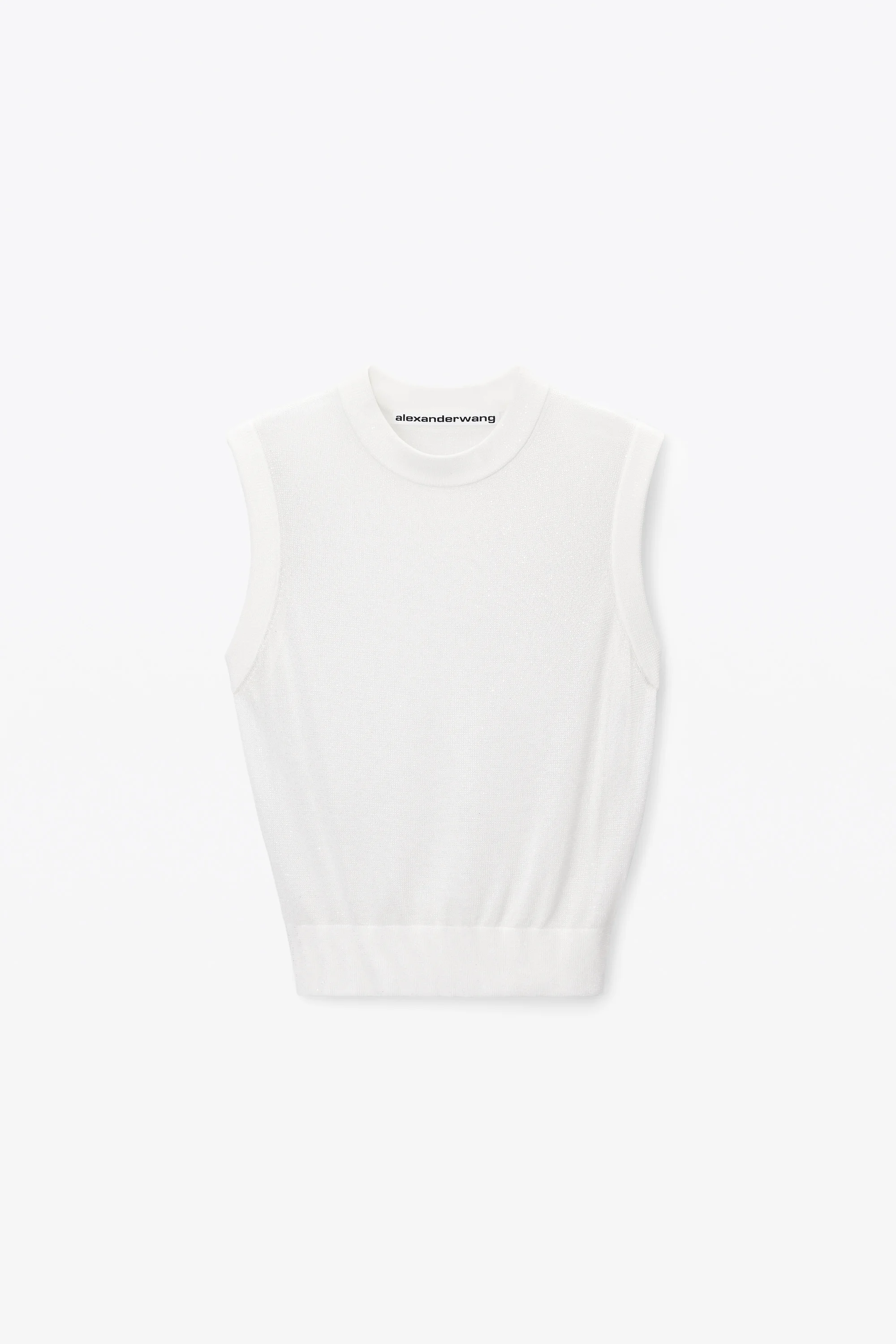 Mockneck Tank in Clear Bead Hotfix - 1