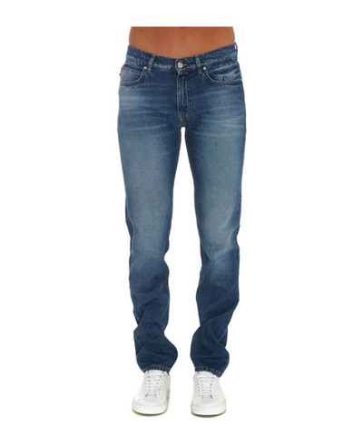 VERSACE Cotton Logo Denim Jeans outlook