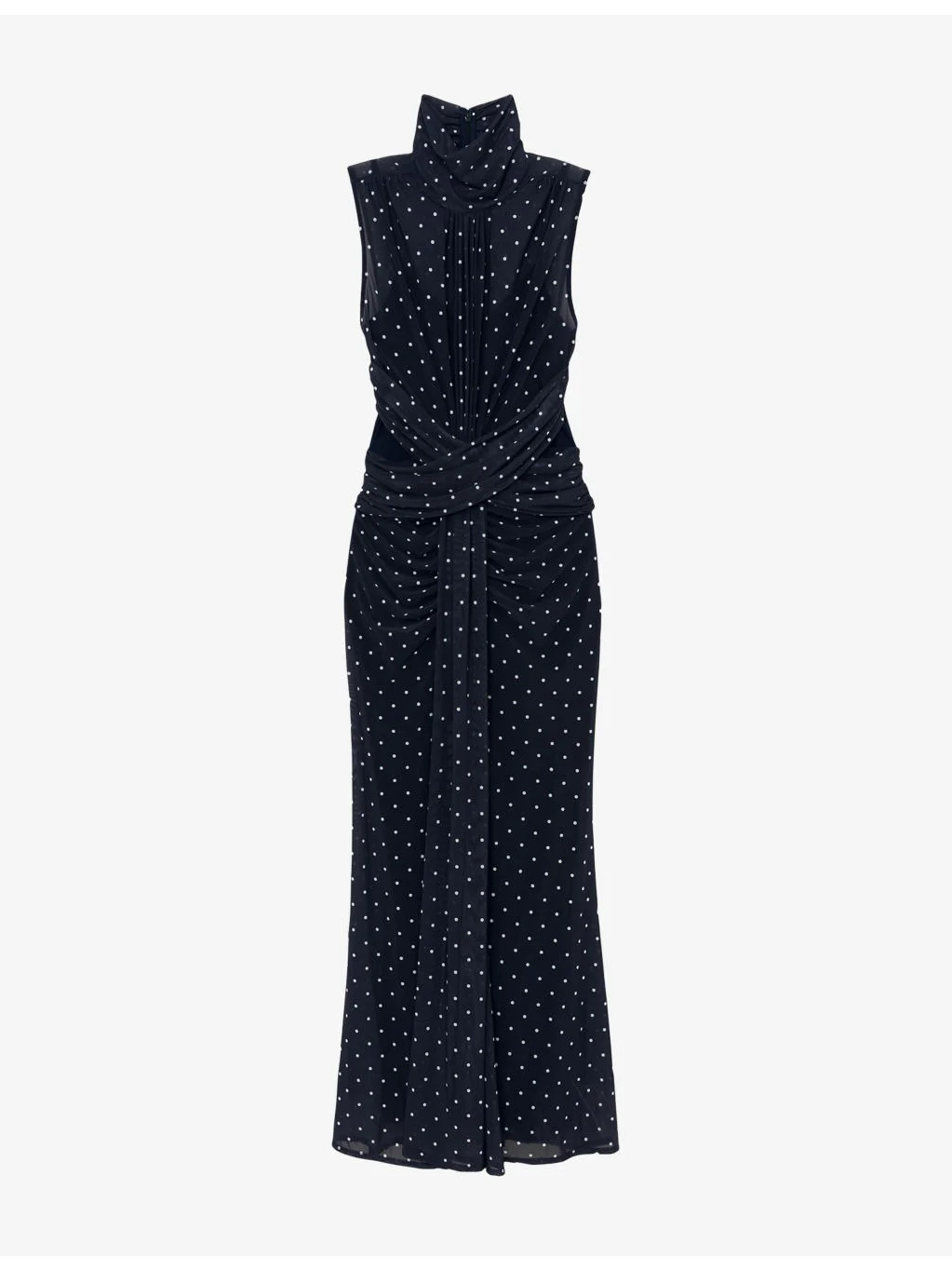 Stacey Polka-Dot Sleeveless Woven Maxi Dress - 1