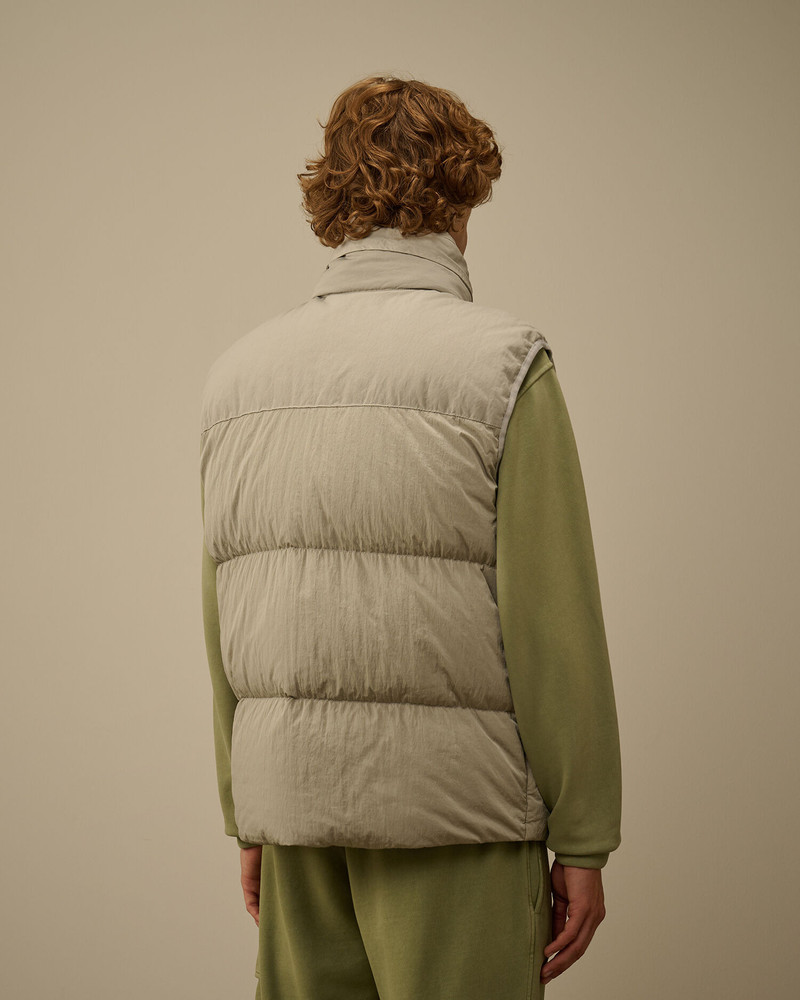 Eco-Chrome R Mixed Hooded Down Gilet 4