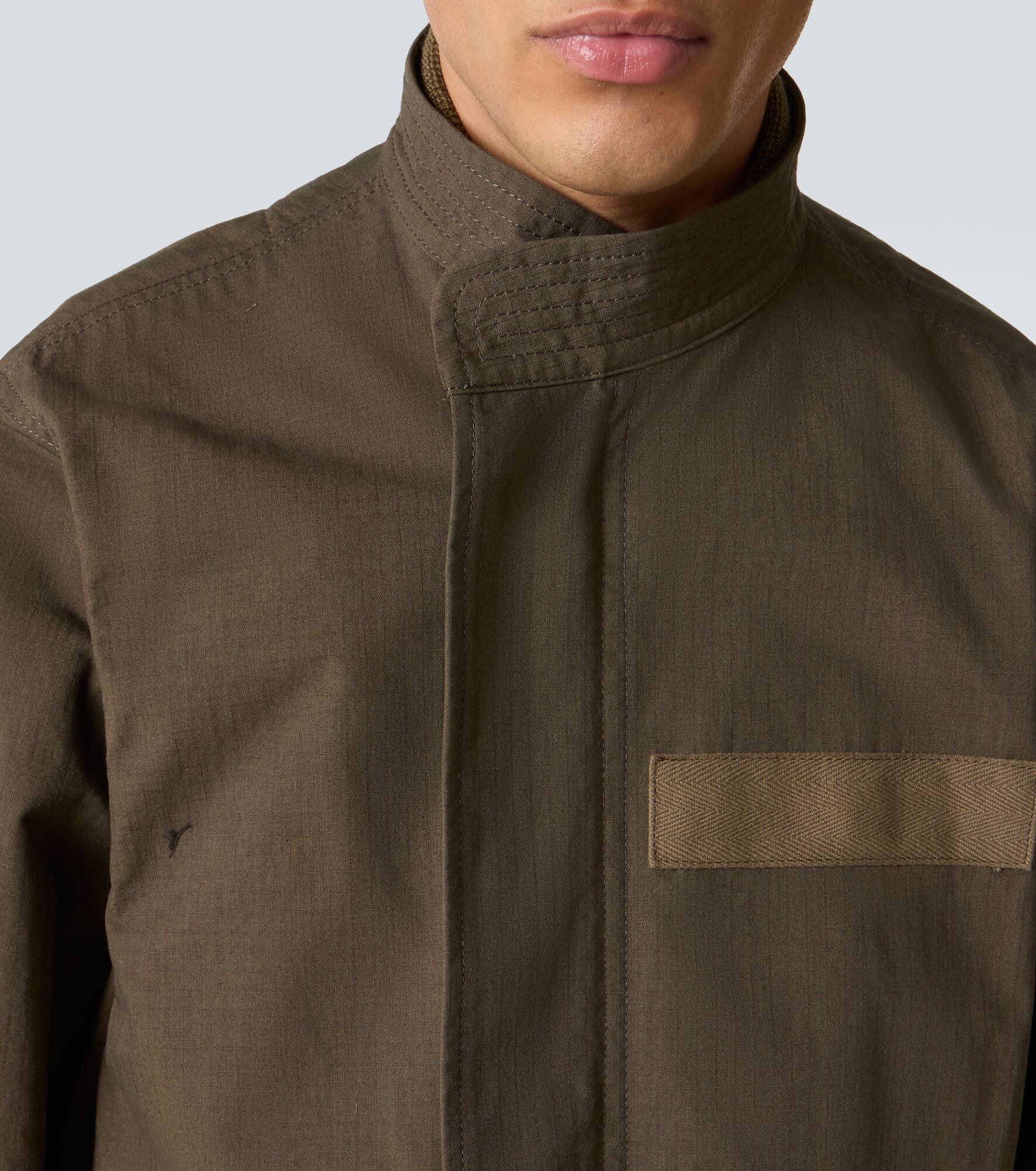 Cotton-blend ripstop jacket - 6