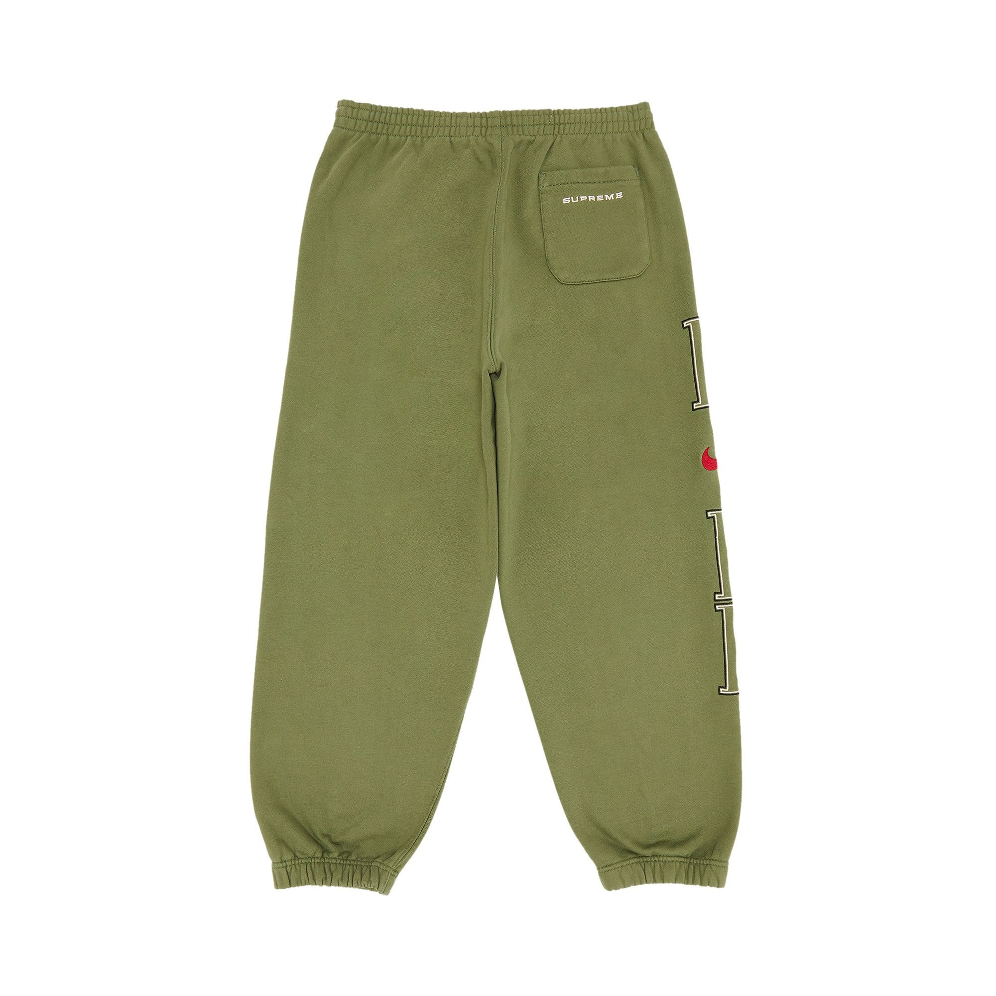 Supreme x Nike Sweatpant 'OIive' - 2