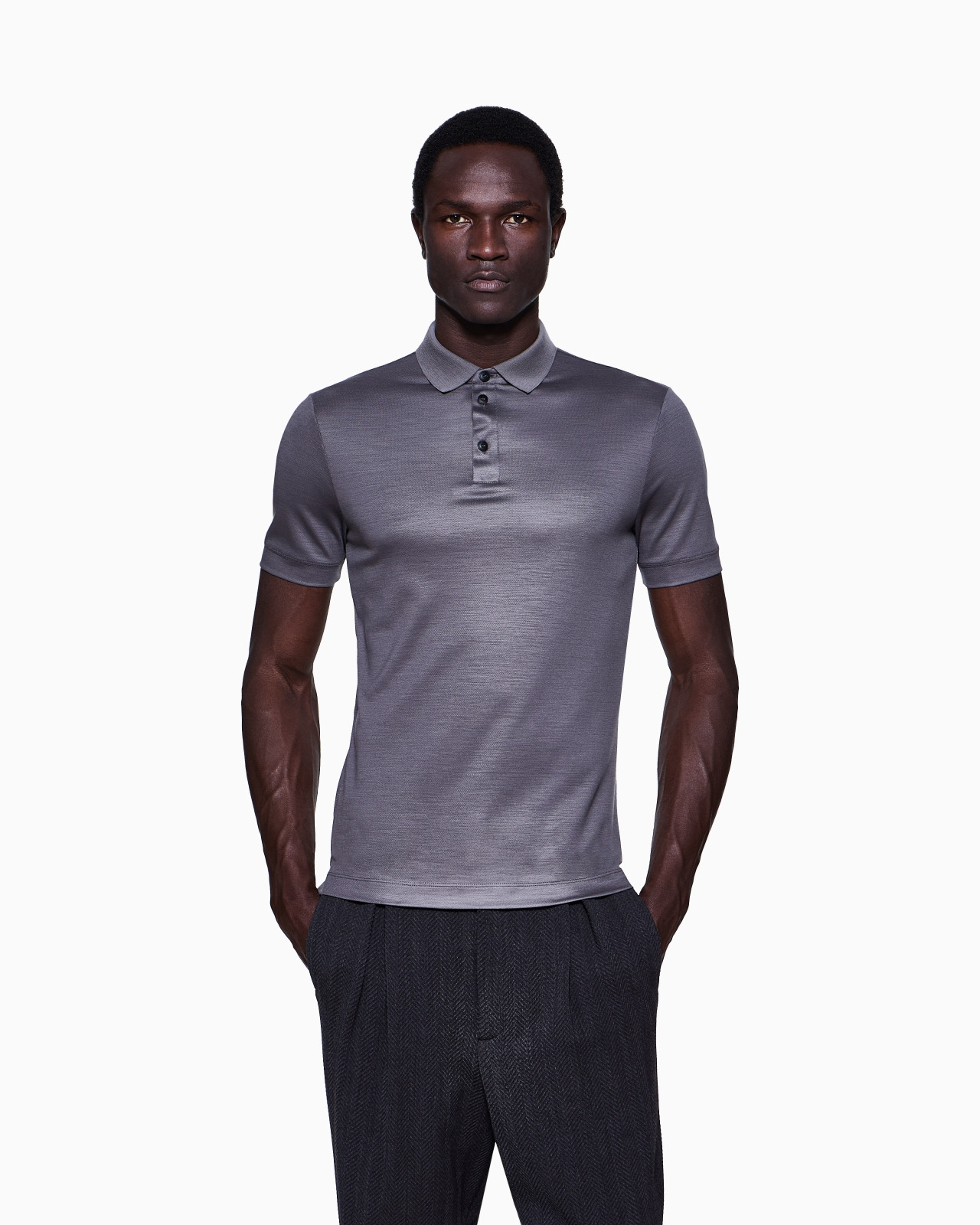 PURE VIRGIN-WOOL PIQUÉ POLO SHIRT - 4