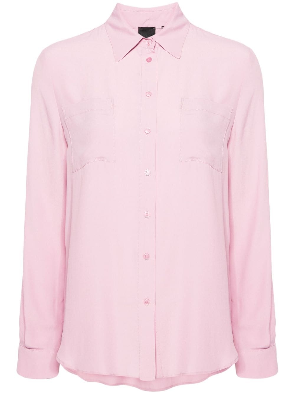 button-up crepe shirt - 1